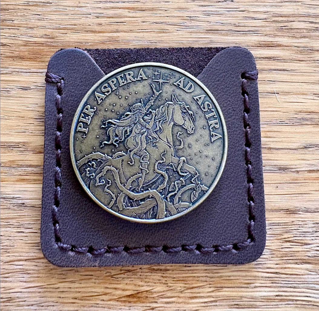 Per Aspera Ad Astra Challenge Coin